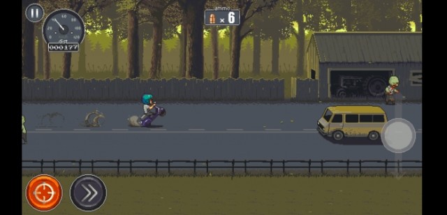 Lái xe chạy trốn và tiêu diệt zombie trong game Dead Ahead