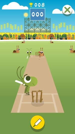 Game bóng chày thú vị Doodle Cricket