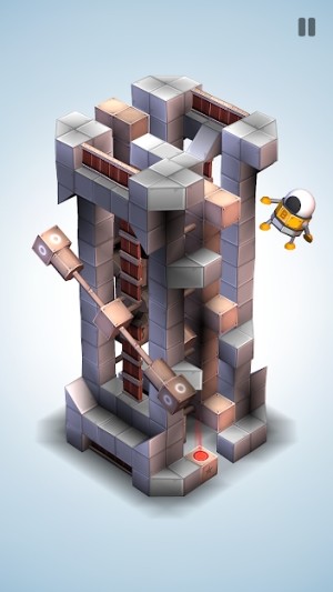 Điều khiển chú robot dễ thương hoàn thành các màn đố 