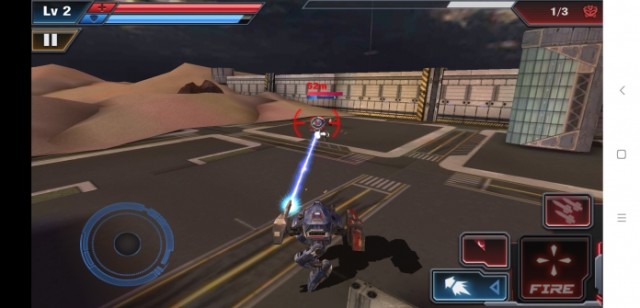 Điều khiển robot của bạn chiến đấu trong game Robot Strike 3D