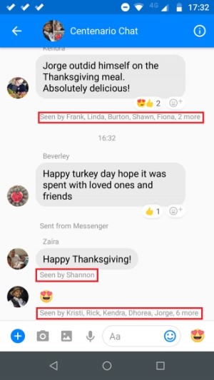Biểu tượng trong Facebook Messenger