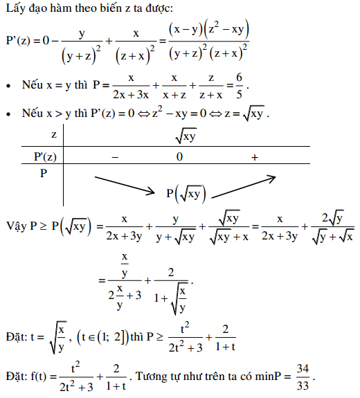 Ôn thi Đại học môn Toán - Chuyên đề: Bất đẳng thức