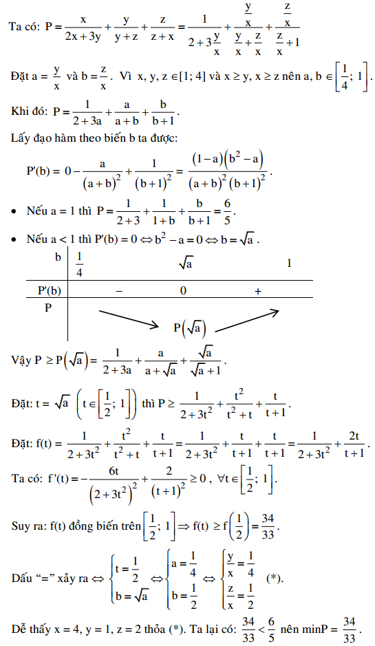 Ôn thi Đại học môn Toán - Chuyên đề: Bất đẳng thức