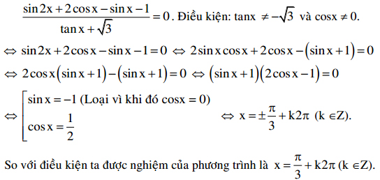Ôn thi Đại học môn Toán - Chuyên đề: Lượng giác