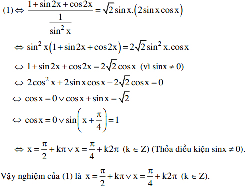 Ôn thi Đại học môn Toán - Chuyên đề: Lượng giác