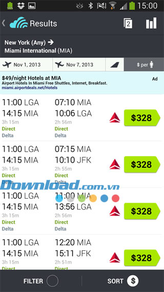 Skyscanner cho Android
