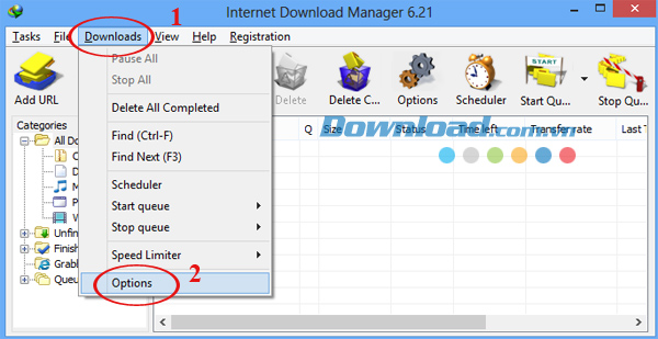 Cách thêm định dạng file download trong Internet Download Manager