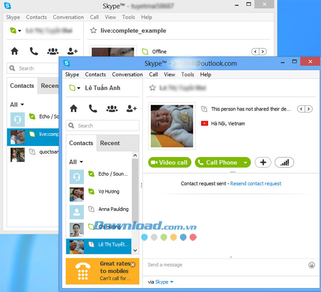 Cách chat nhiều nick Skype trên cùng một máy tính