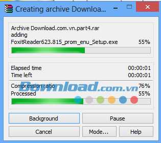 Hướng dẫn chia nhỏ file nén bằng WinRAR