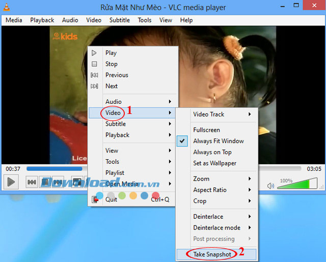 Chụp ảnh video Hướng dẫn chụp ảnh Video trên VLC Media Player