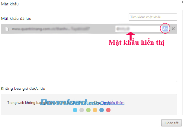 Hướng dẫn quản lý mật khẩu đã lưu trên cốc Cốc