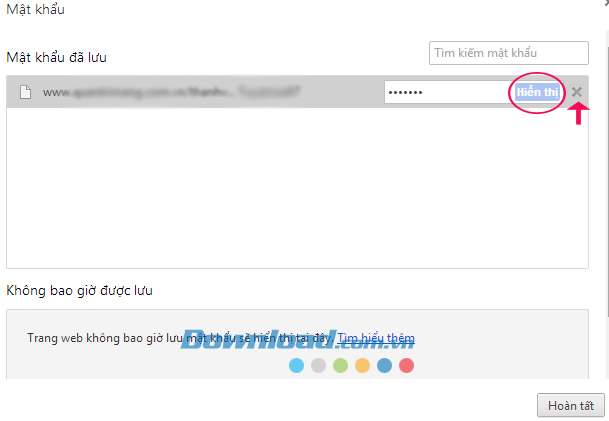 Hướng dẫn quản lý mật khẩu đã lưu trên cốc Cốc