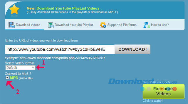 Tải video về từ Youtube Cách tải video trên Facebook nhanh chóng