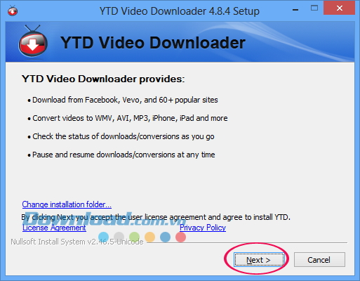 Cài đặt YTD Video Downloader Tải video YouTube, Facebook bằng YTD Video Downloader