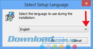 Lựa chọn ngôn ngữ Hướng dẫn chuyển đổi Video bằng Total Video Converter