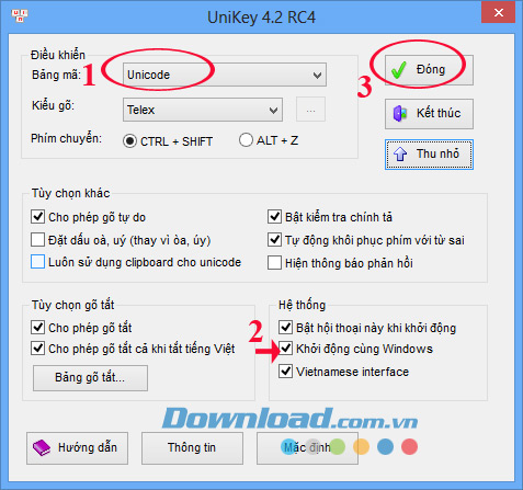 Cách sử dụng Unikey để gõ Tiếng Việt trong ccTalk