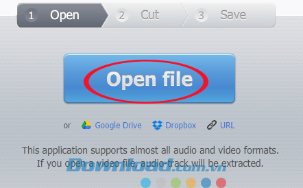 Hướng dẫn cắt nhạc trực tuyến với Online Audio Cutter