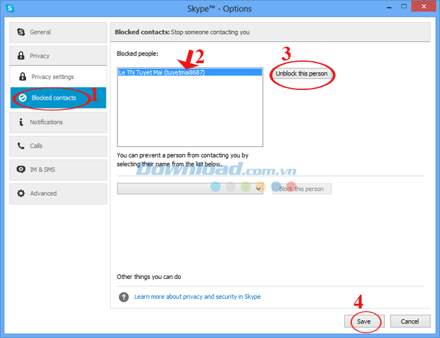 Cách khắc phục lỗi không nhận được tin nhắn trong Group trên Skype