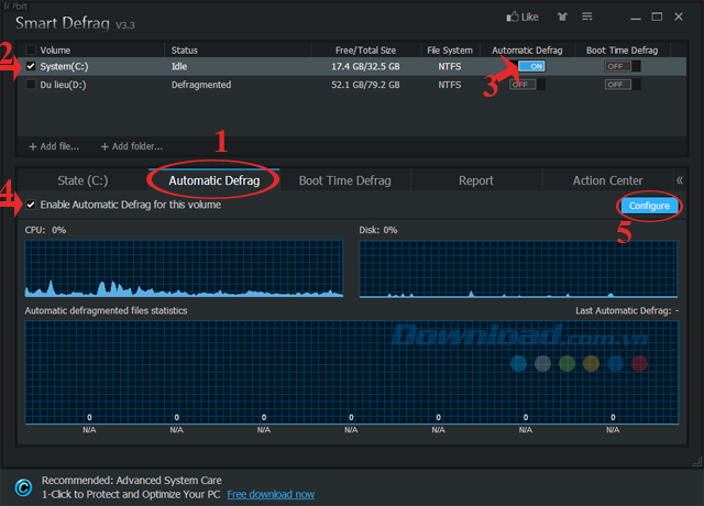 Tự động chống phân mảnh