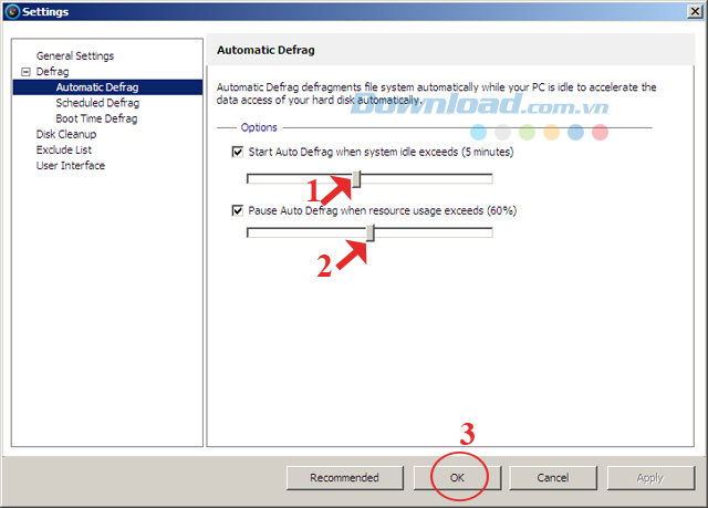 Cài đặt nâng cao