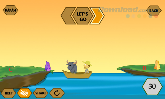 Đáp án game Qua sông IQ mới nhất