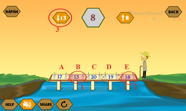 Đáp án game Qua sông IQ mới nhất từ câu 14-16