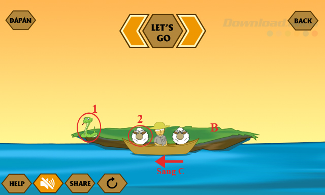 Đáp án game Qua sông IQ mới nhất từ câu 17-21