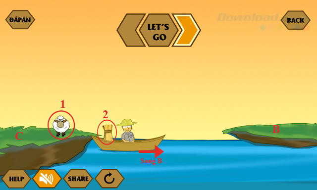Đáp án game Qua sông IQ mới nhất từ câu 17-21