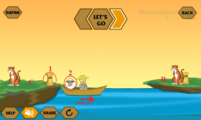 Đáp án game Qua sông IQ mới nhất từ câu 17-21