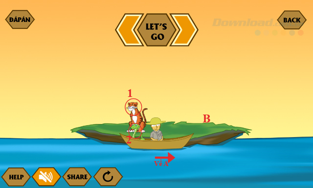 Đáp án game Qua sông IQ mới nhất từ câu 17-21