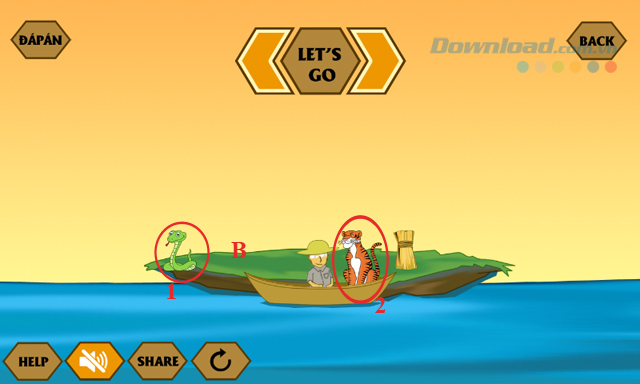 Đáp án game Qua sông IQ mới nhất