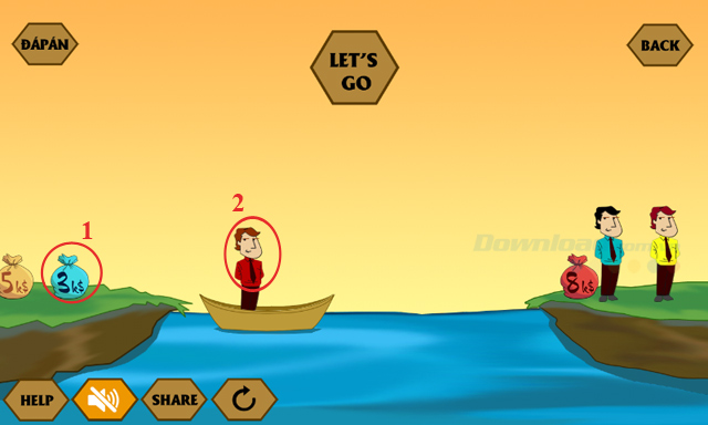 Đáp án game Qua sông IQ mới nhất từ câu 10-13