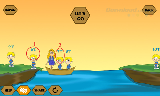 Đáp án game Qua sông IQ mới nhất từ câu 10-13