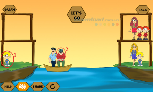 Đáp án game Qua sông IQ mới nhất từ câu 6-9