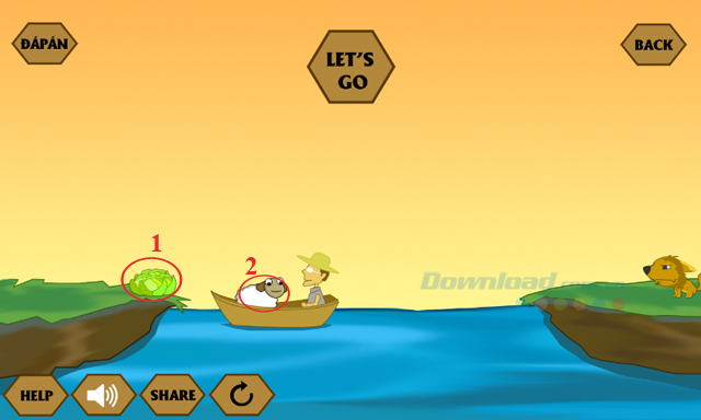 Đáp án game Qua sông IQ mới nhất