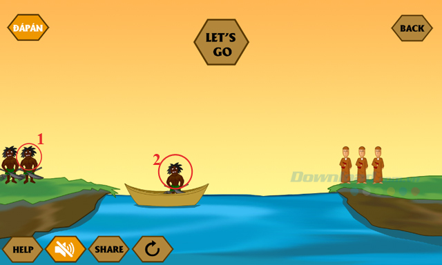 Đáp án game Qua sông IQ mới nhất từ câu 1-5