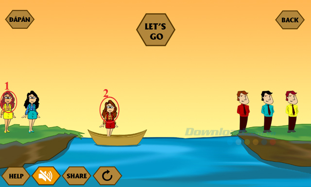 Đáp án game Qua sông IQ mới nhất từ câu 1-5