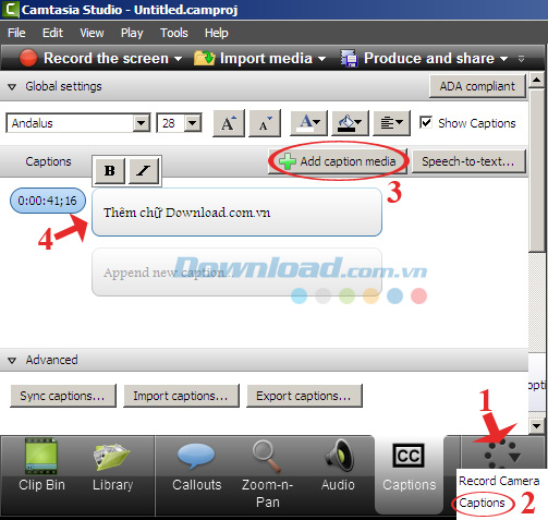 Thêm chữ vào Video