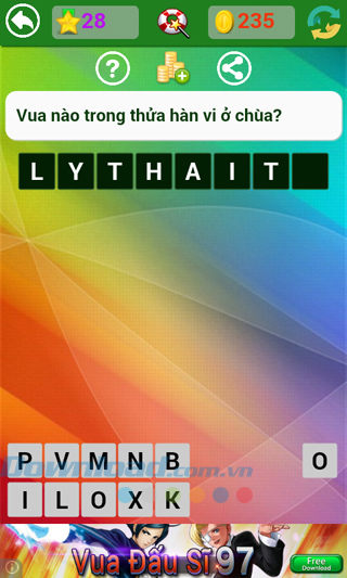 Đáp án trò chơi Đố vui dân gian - Phần 1