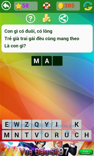 Đáp án trò chơi Đố vui dân gian - Phần 2