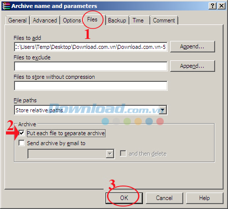 Hướng dẫn nén nhiều file cùng lúc với WinRAR