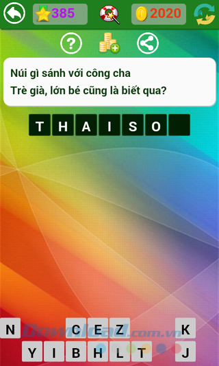 Đáp án trò chơi Đố vui dân gian - Phần 13