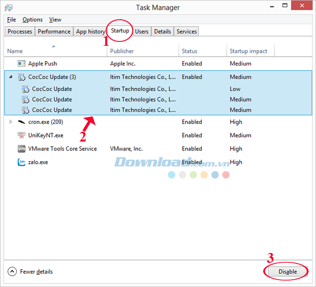 Cách khắc phục lỗi khi gỡ cài đặt Cốc Cốc