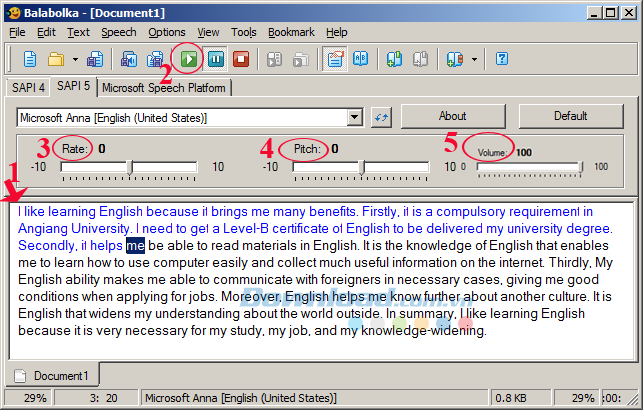 Luyện kỹ năng nghe và đọc tiếng Anh với BalaBolka