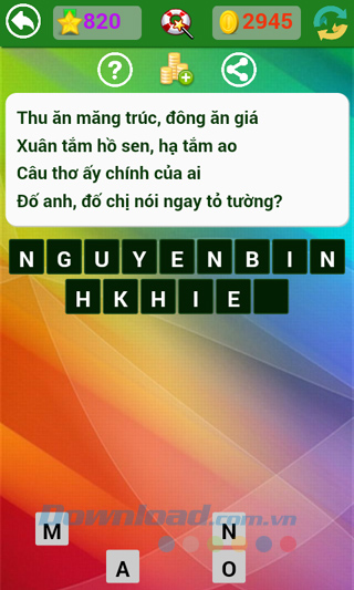 Đáp án trò chơi Đố vui dân gian - Phần 24