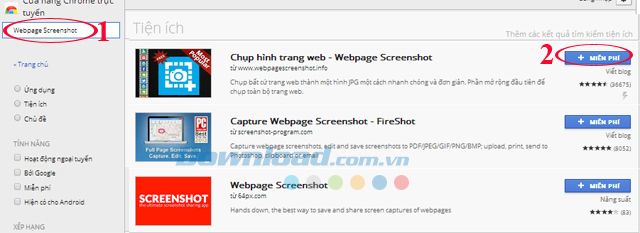 Cách chụp toàn bộ trang web trên trình duyệt Cốc Cốc
