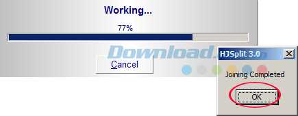 Quá trình ghép nối file