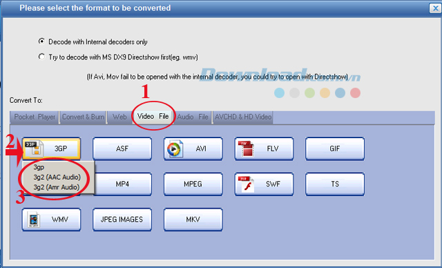 Hướng dẫn chuyển đổi Video sang 3GP bằng Total Video Converter