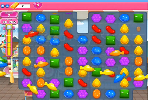 Số lượt nhiều sẽ biến thành kẹo sọc hoặc những con cá Jelly Fish Bí quyết chinh phục Candy Crush Saga