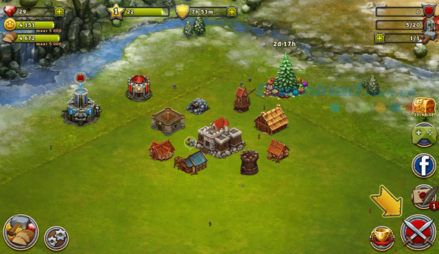 Hướng dẫn chinh phục game đế chế Throne Rush